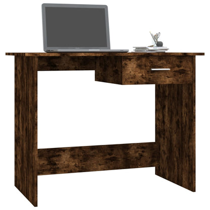Schreibtisch Räuchereiche 100x50x76 cm Holzwerkstoff - Pazzar.ch