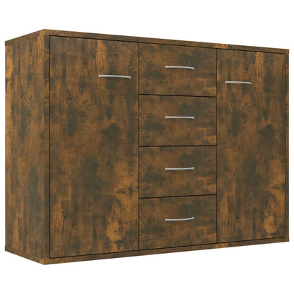 Sideboard Räuchereiche 88x30x65 cm Holzwerkstoff - Pazzar.ch