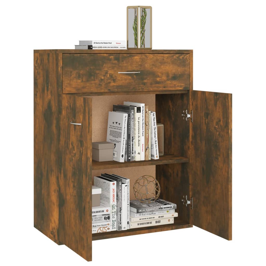 Sideboard Räuchereiche 60x30x75 cm Holzwerkstoff - Pazzar.ch