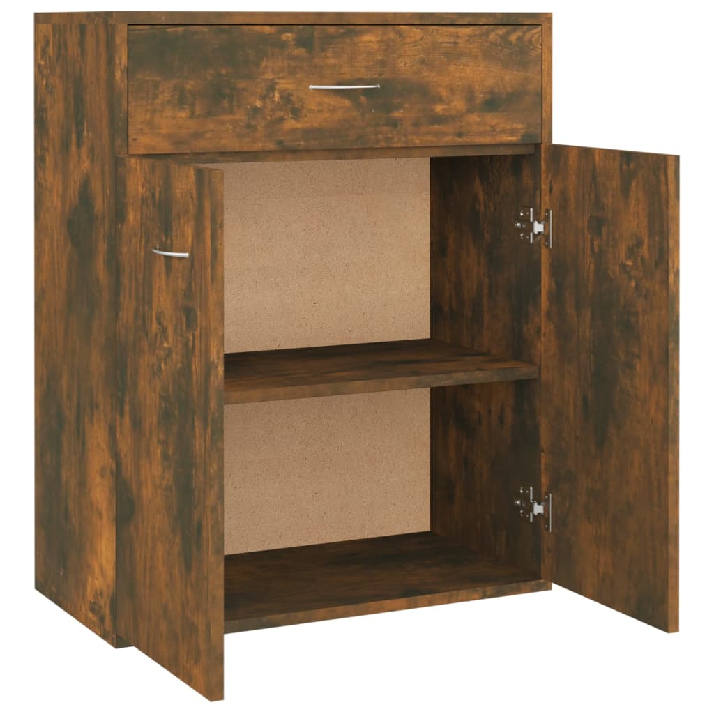 Sideboard Räuchereiche 60x30x75 cm Holzwerkstoff - Pazzar.ch