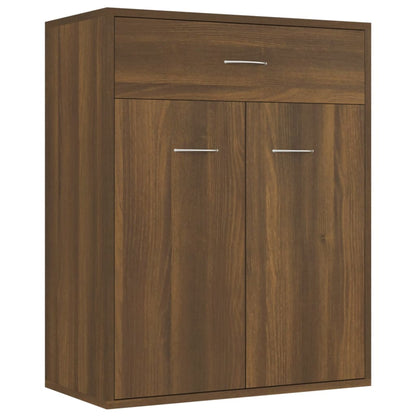 Sideboard Braun Eichen-Optik 60x30x75 cm Holzwerkstoff - Pazzar.ch