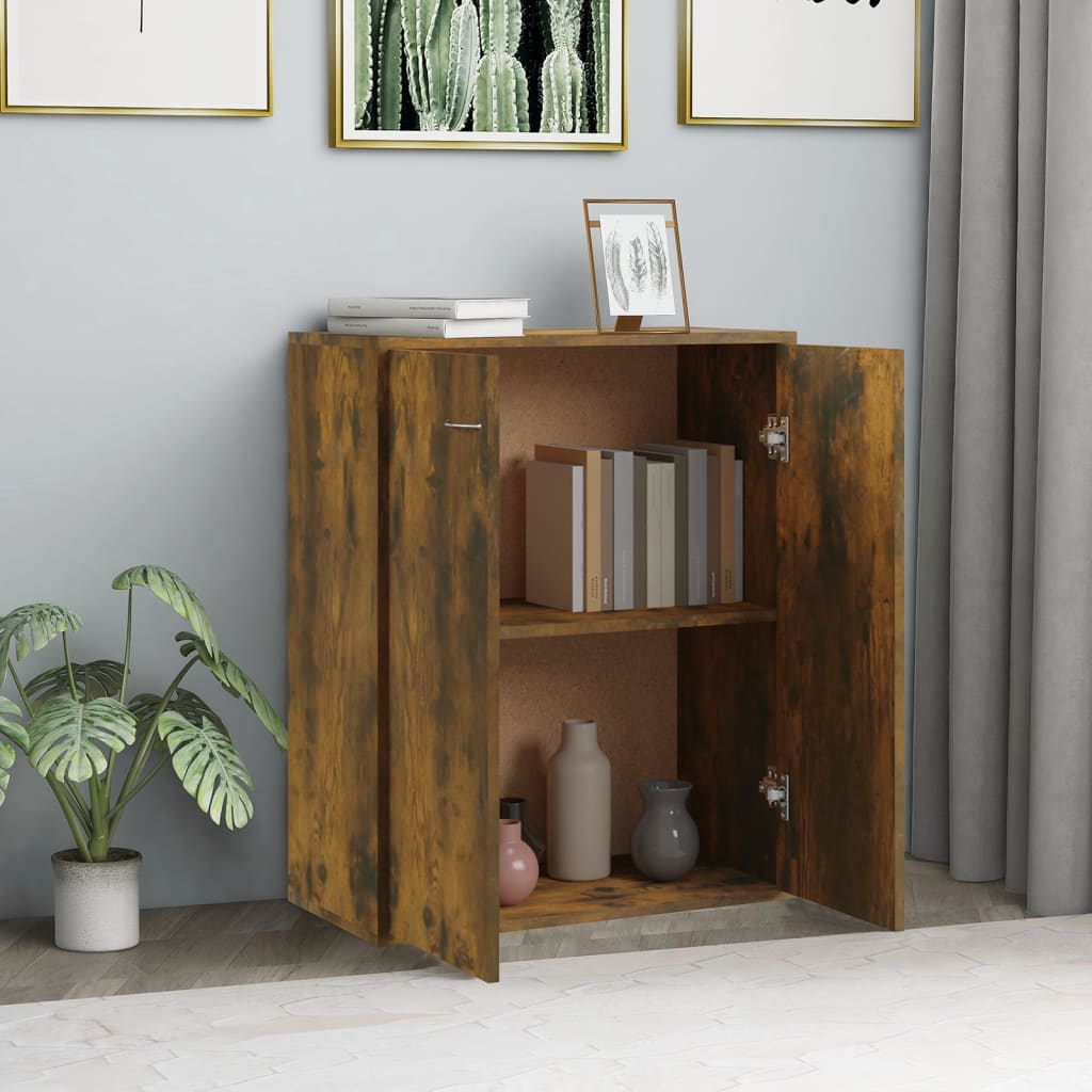 Sideboard Räuchereiche 60x30x75 cm Holzwerkstoff - Pazzar.ch