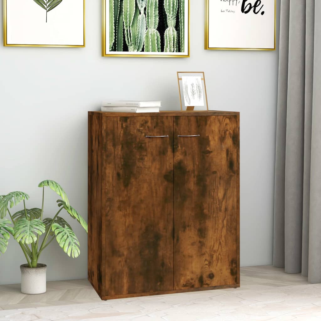 Sideboard Räuchereiche 60x30x75 cm Holzwerkstoff - Pazzar.ch