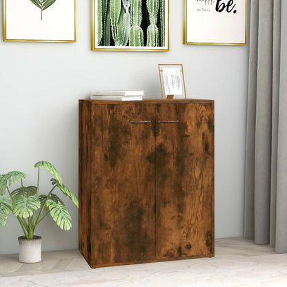 Sideboard Räuchereiche 60x30x75 cm Holzwerkstoff - Pazzar.ch