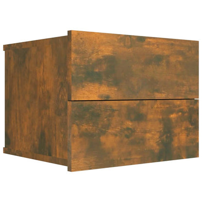 Nachttische 2 Stk. Räuchereiche 40x30x30 cm Holzwerkstoff - Pazzar.ch