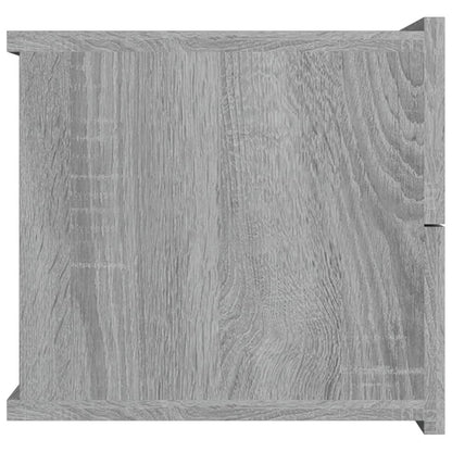 Nachttische 2 Stk. Grau Sonoma 40x30x30 cm Holzwerkstoff - Pazzar.ch