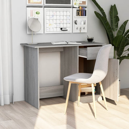 Schreibtisch Grau Sonoma 100x50x76 cm Holzwerkstoff - Pazzar.ch