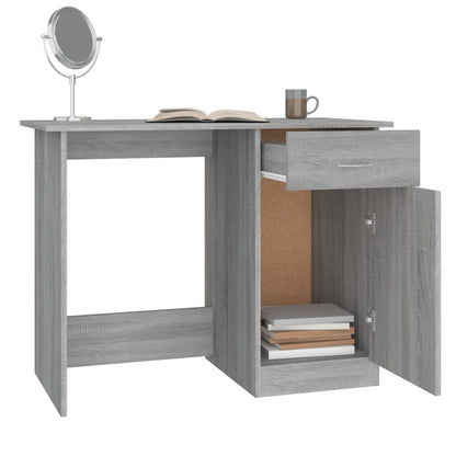 Schreibtisch Grau Sonoma 100x50x76 cm Holzwerkstoff - Pazzar.ch
