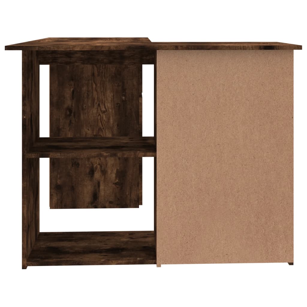Eckschreibtisch Räuchereiche 145x100x76 cm Holzwerkstoff - Pazzar.ch