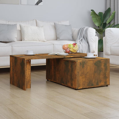 Couchtisch Räuchereiche 150x50x35 cm Holzwerkstoff - Pazzar.ch