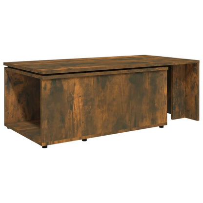 Couchtisch Räuchereiche 150x50x35 cm Holzwerkstoff - Pazzar.ch