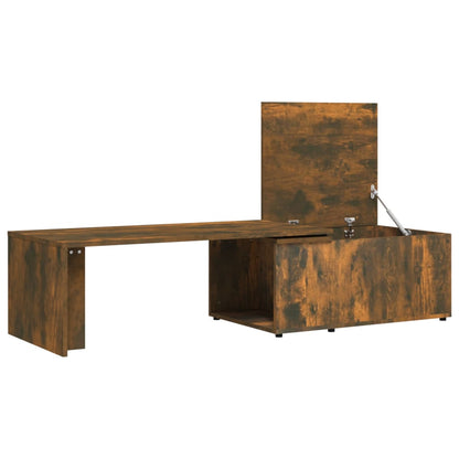 Couchtisch Räuchereiche 150x50x35 cm Holzwerkstoff - Pazzar.ch