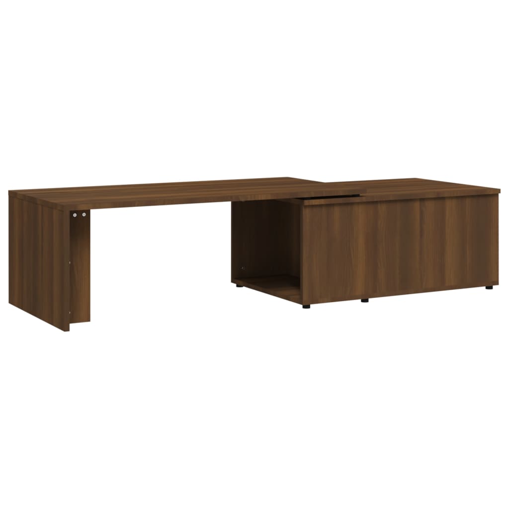 Couchtisch Braun Eichen-Optik 150x50x35 cm Holzwerkstoff - Pazzar.ch