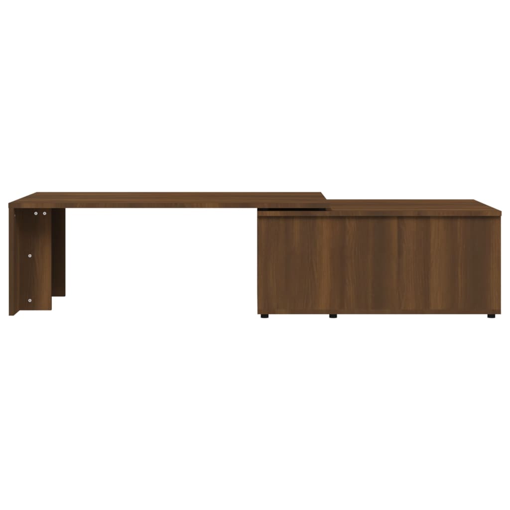 Couchtisch Braun Eichen-Optik 150x50x35 cm Holzwerkstoff - Pazzar.ch