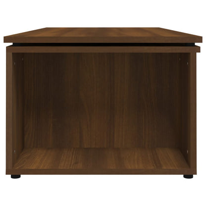Couchtisch Braun Eichen-Optik 150x50x35 cm Holzwerkstoff - Pazzar.ch