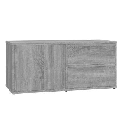 TV-Schrank Grau Sonoma 80x34x36 cm Holzwerkstoff - Pazzar.ch