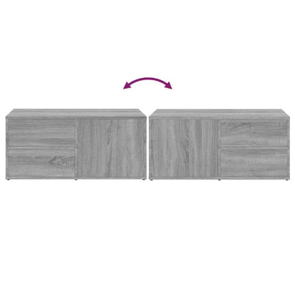 TV-Schrank Grau Sonoma 80x34x36 cm Holzwerkstoff - Pazzar.ch