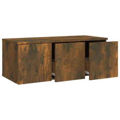 TV-Schrank Räuchereiche 80x34x30 cm Holzwerkstoff - Pazzar.ch