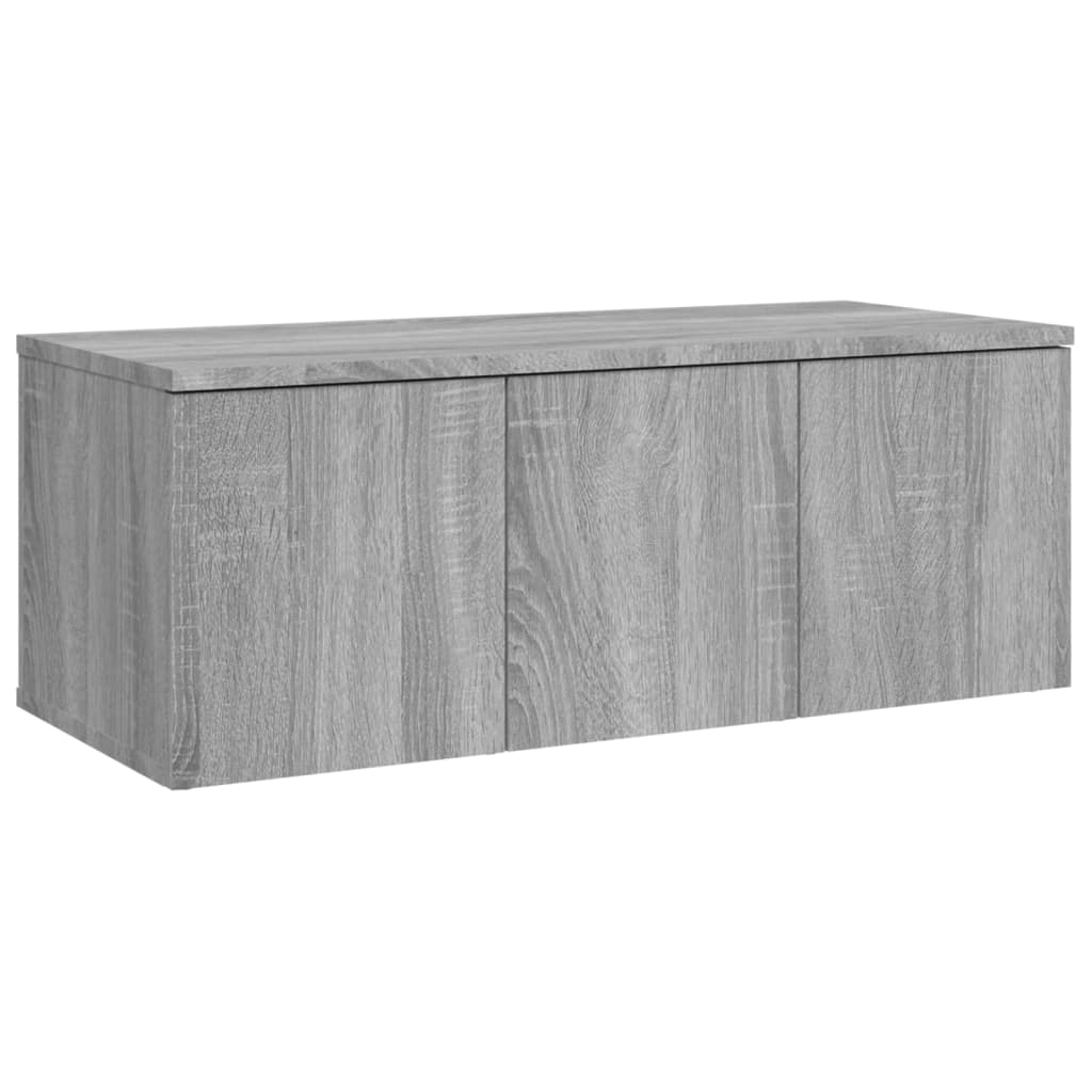 TV-Schrank Grau Sonoma 80x34x30 cm Holzwerkstoff - Pazzar.ch
