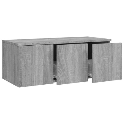 TV-Schrank Grau Sonoma 80x34x30 cm Holzwerkstoff - Pazzar.ch