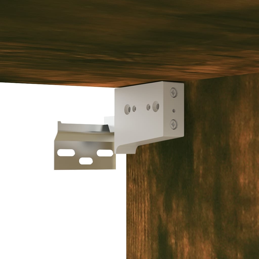TV-Schrank Räuchereiche 80x30x30 cm Holzwerkstoff - Pazzar.ch