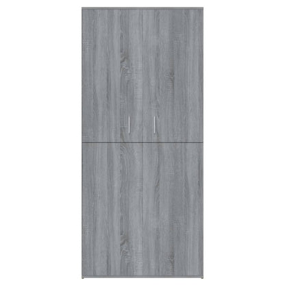 Schuhregal Grau Sonoma 80x39x178 cm Holzwerkstoff - Pazzar.ch