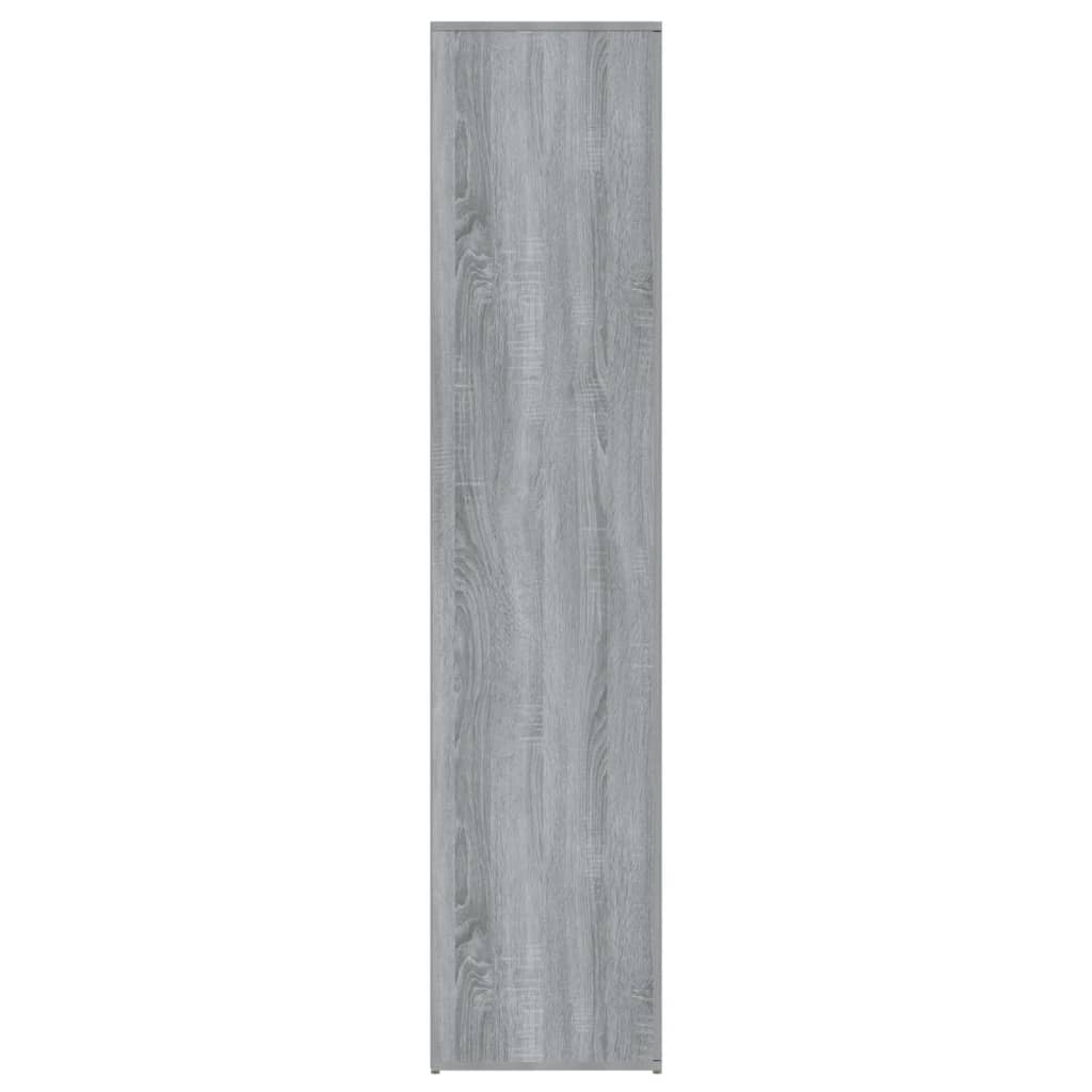 Schuhschrank Grau Sonoma 80x39x178 cm Holzwerkstoff
