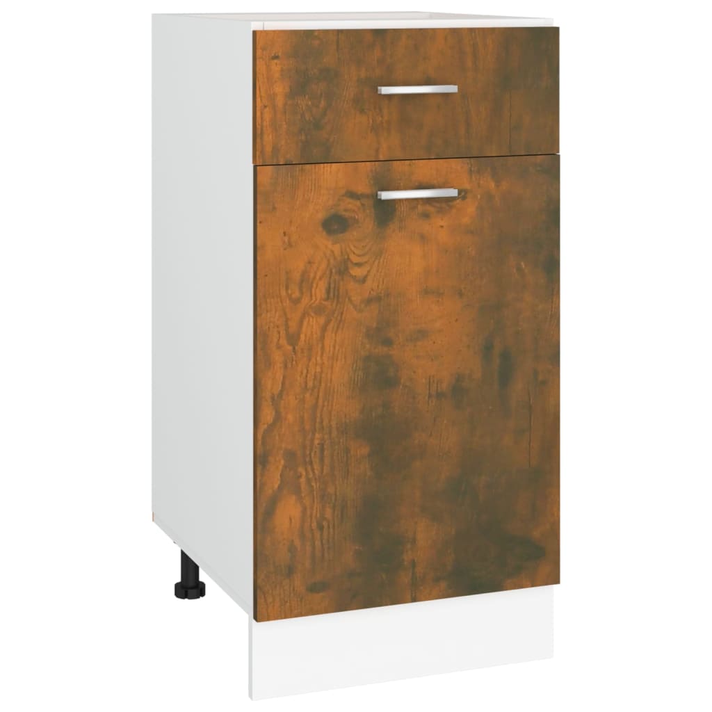 Unterschrank mit Schublade Räuchereiche 40x46x81,5 cm - Pazzar.ch