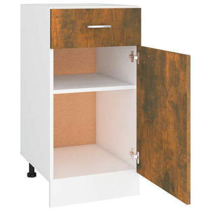 Unterschrank mit Schublade Räuchereiche 40x46x81,5 cm - Pazzar.ch