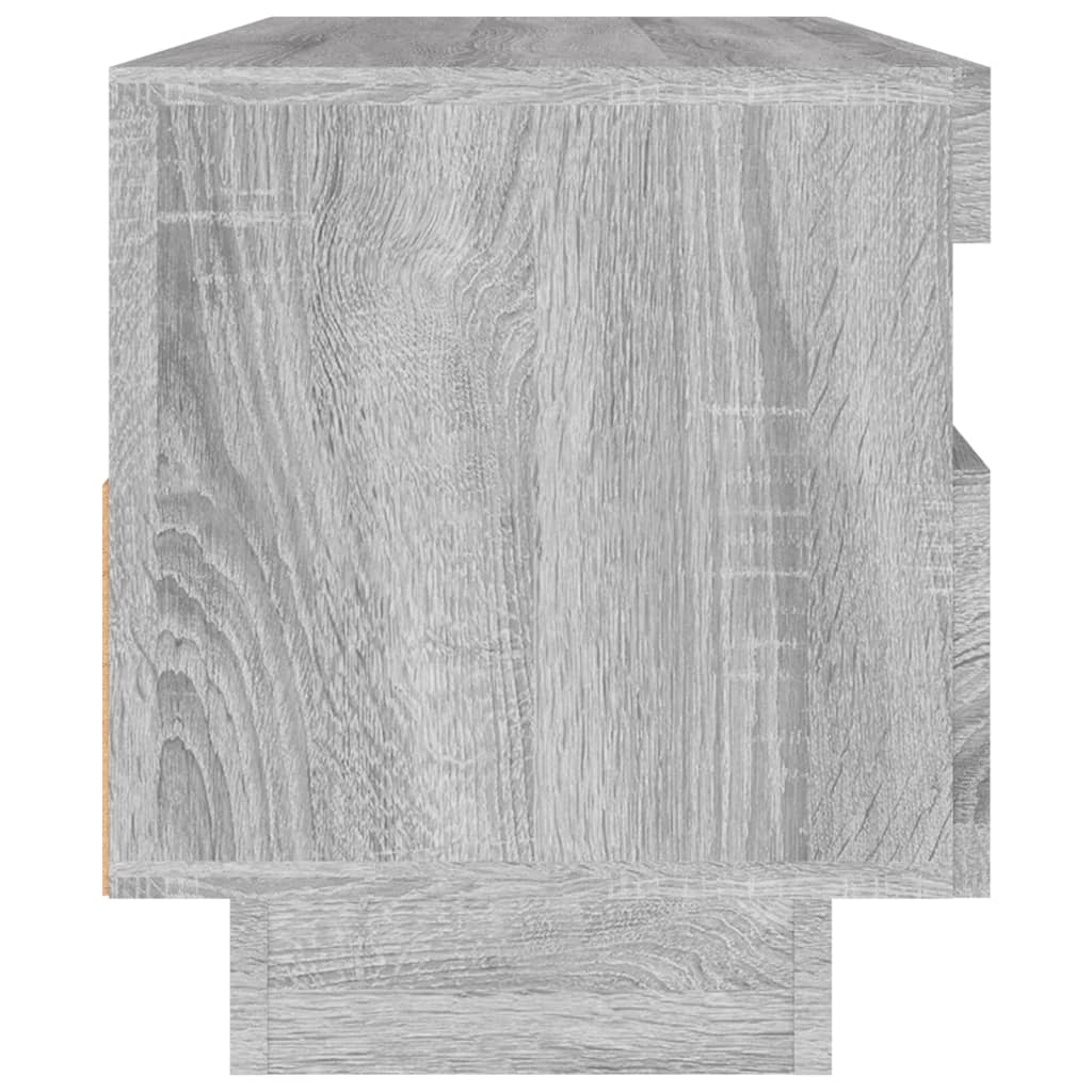TV-Schrank mit LED-Leuchten Grau Sonoma 100x35x40 cm - Pazzar.ch