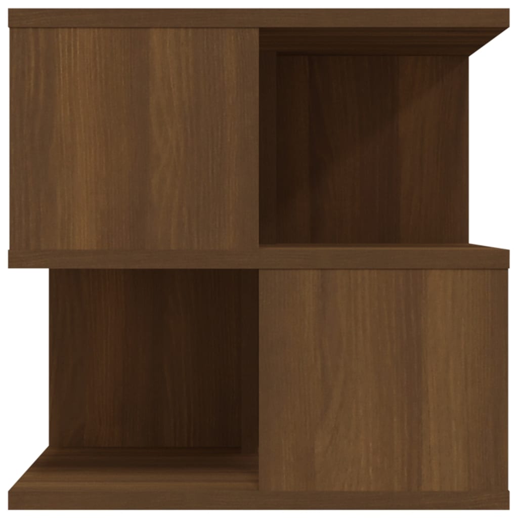 Beistelltisch Braun Eichen-Optik 40x40x40 cm Holzwerkstoff - Pazzar.ch