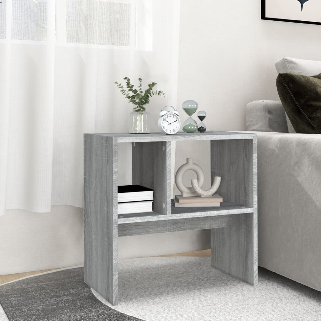 Beistelltisch Grau Sonoma 50x30x50 cm Holzwerkstoff - Pazzar.ch