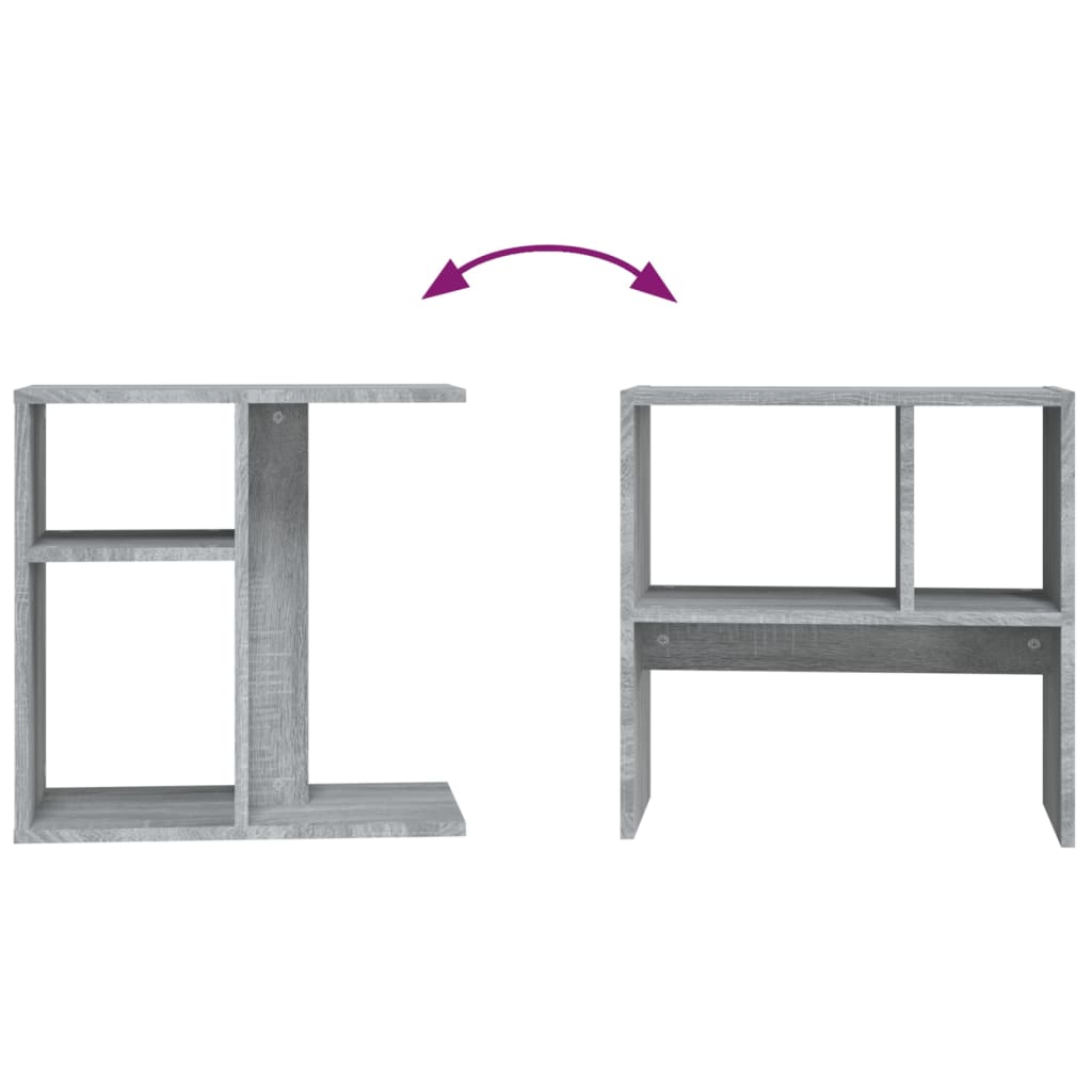 Beistelltisch Grau Sonoma 50x30x50 cm Holzwerkstoff - Pazzar.ch