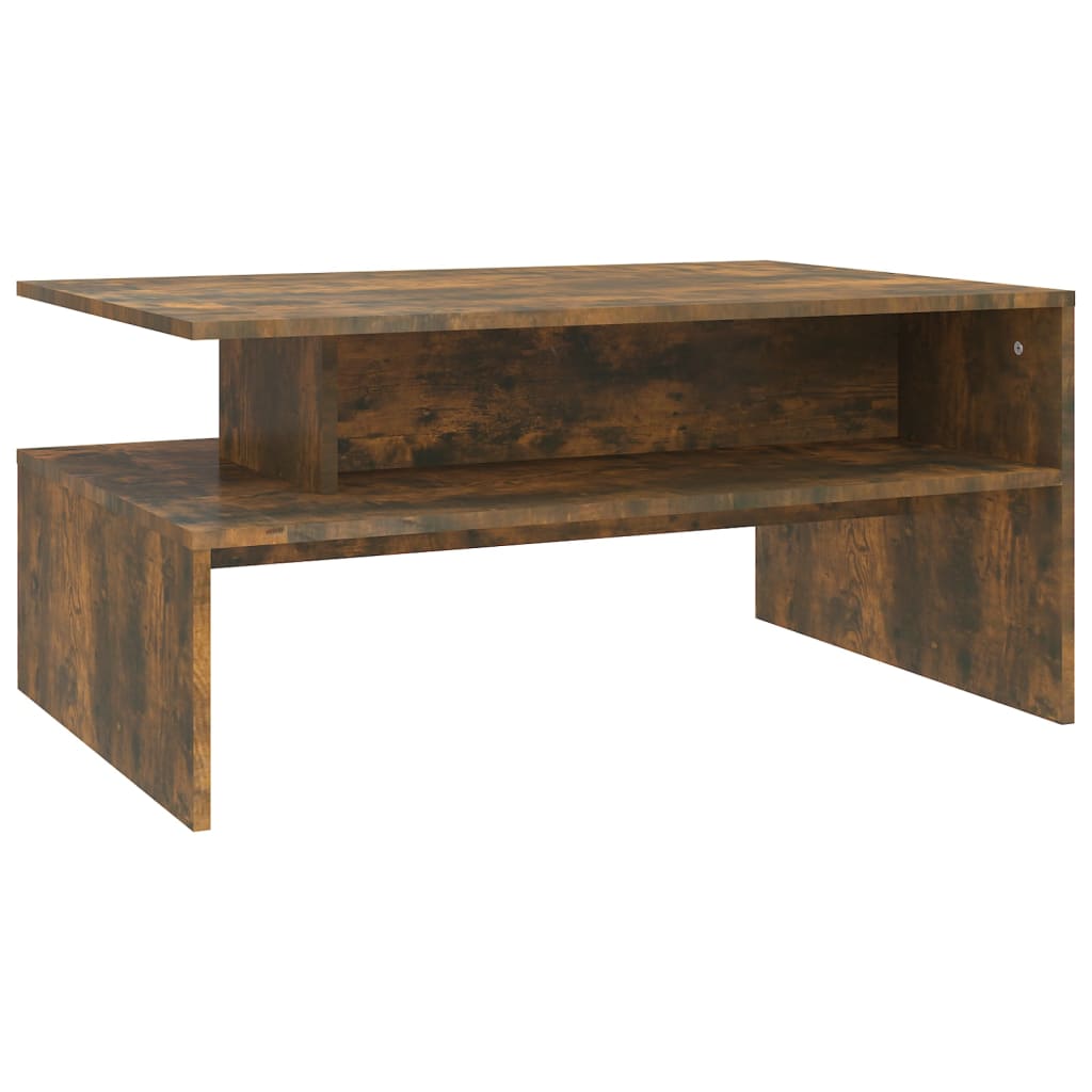 Couchtisch Räuchereiche 90x60x42,5 cm Holzwerkstoff - Pazzar.ch