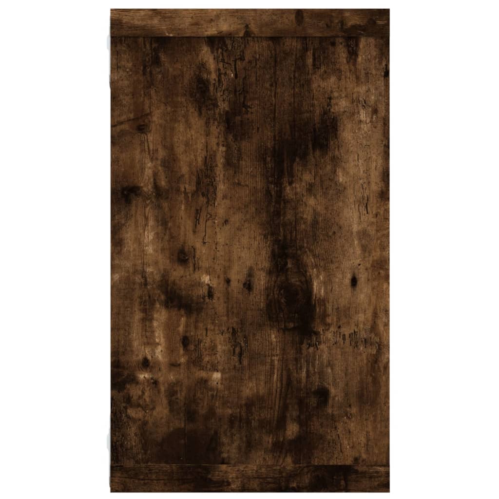 Wandregale 2 Stk. Räuchereiche 80x15x26,5 cm Holzwerkstoff - Pazzar.ch