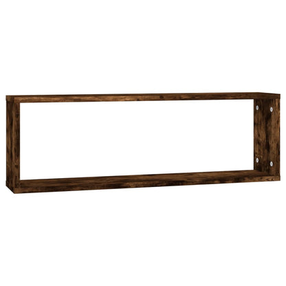 Wandregale 4 Stk. Räuchereiche 80x15x26,5 cm Holzwerkstoff - Pazzar.ch
