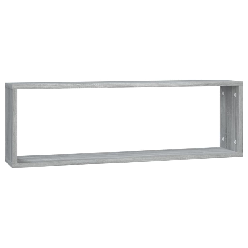 Wandregale 4 Stk. Grau Sonoma 80x15x26,5 cm Holzwerkstoff - Pazzar.ch