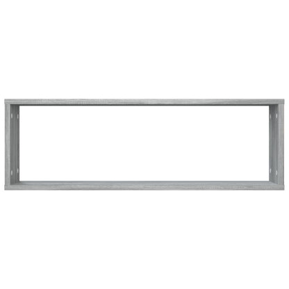 Wandregale 4 Stk. Grau Sonoma 80x15x26,5 cm Holzwerkstoff - Pazzar.ch