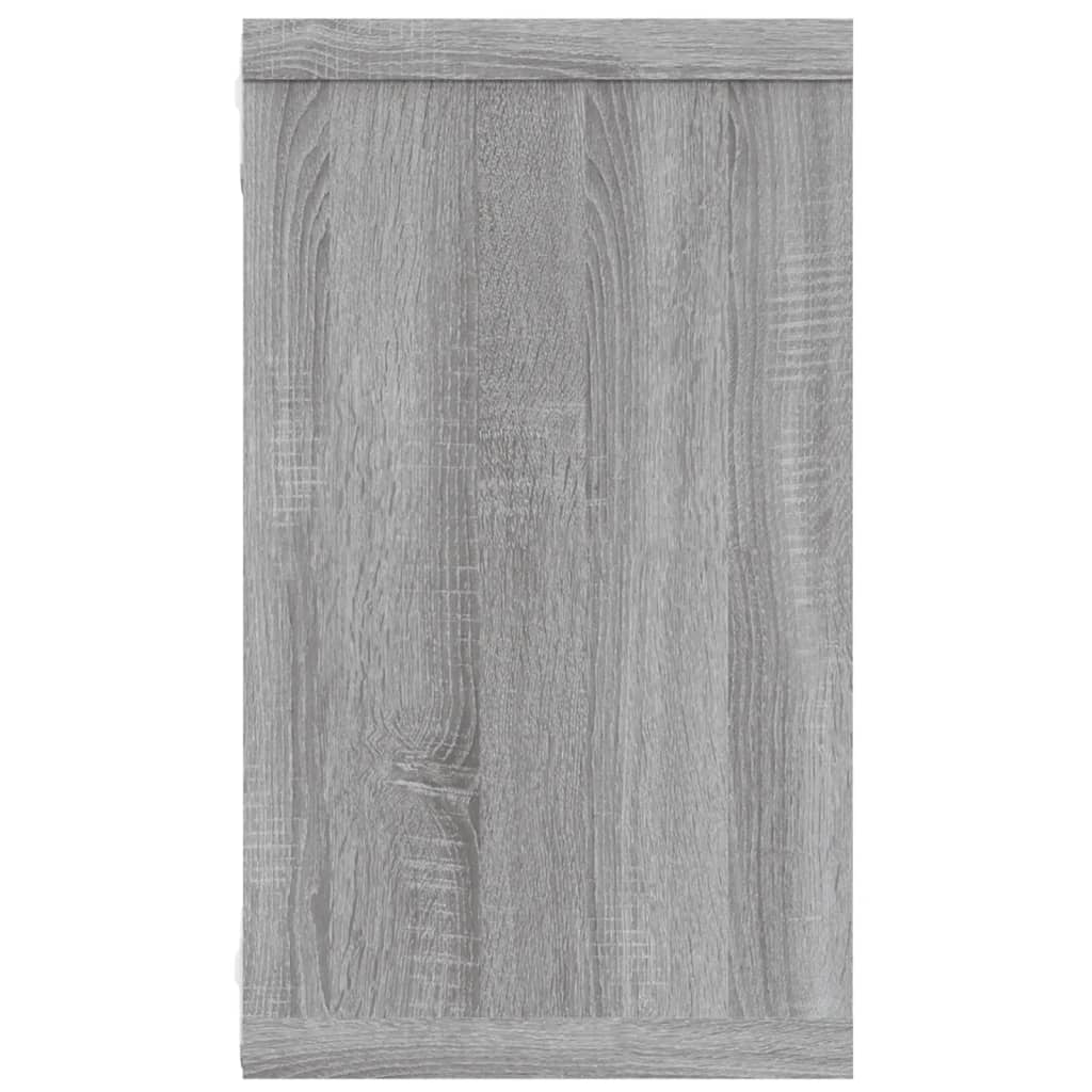 Wandregale 4 Stk. Grau Sonoma 80x15x26,5 cm Holzwerkstoff - Pazzar.ch
