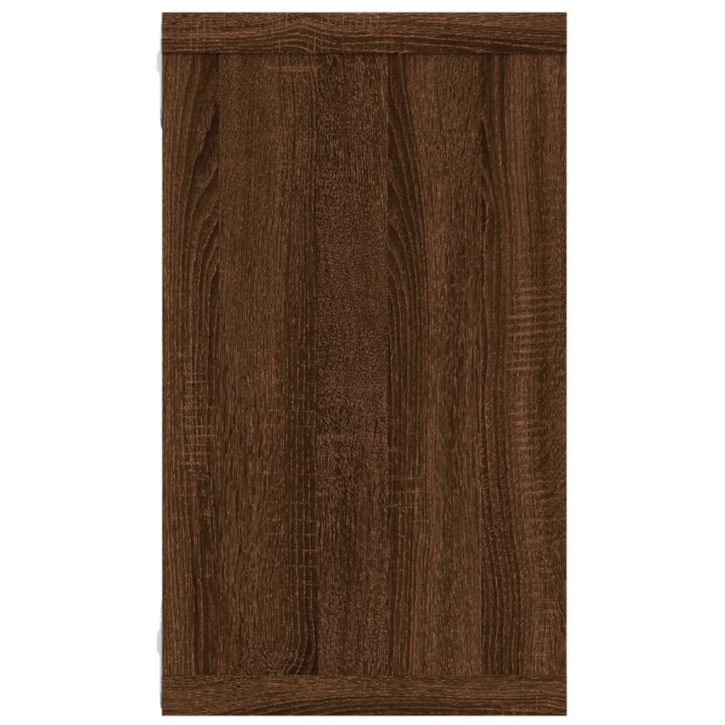 Wandregale 4 Stk. Braun Eichen-Optik 80x15x26,5cm Holzwerkstoff - Pazzar.ch
