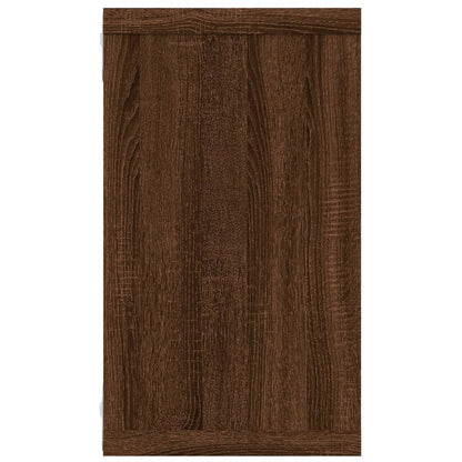 Wandregale 4 Stk. Braun Eichen-Optik 80x15x26,5cm Holzwerkstoff - Pazzar.ch