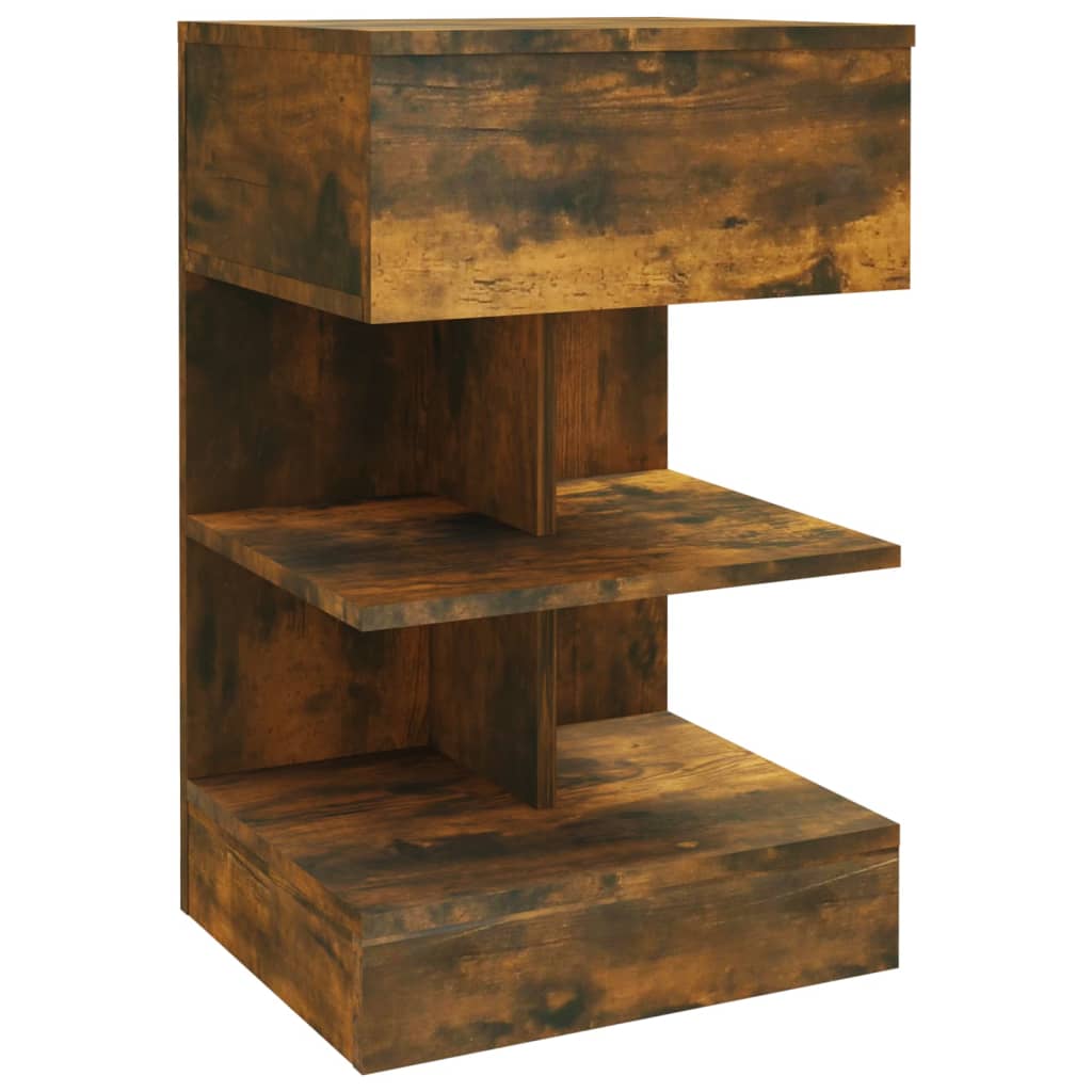 Nachttisch Räuchereiche 40x35x65 cm Holzwerkstoff - Pazzar.ch