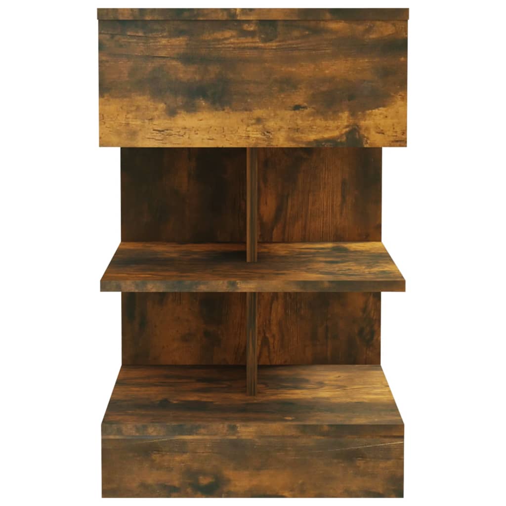 Nachttisch Räuchereiche 40x35x65 cm Holzwerkstoff - Pazzar.ch