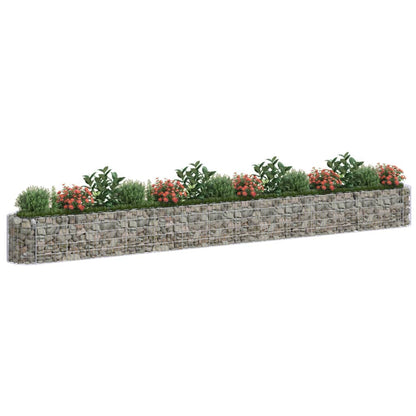 Gabionen-Hochbeet Verzinktes Eisen 540x50x50 cm - Pazzar.ch