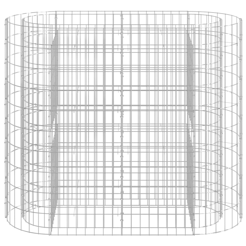Gabionen-Hochbeet Verzinktes Eisen 120x50x100 cm - Pazzar.ch