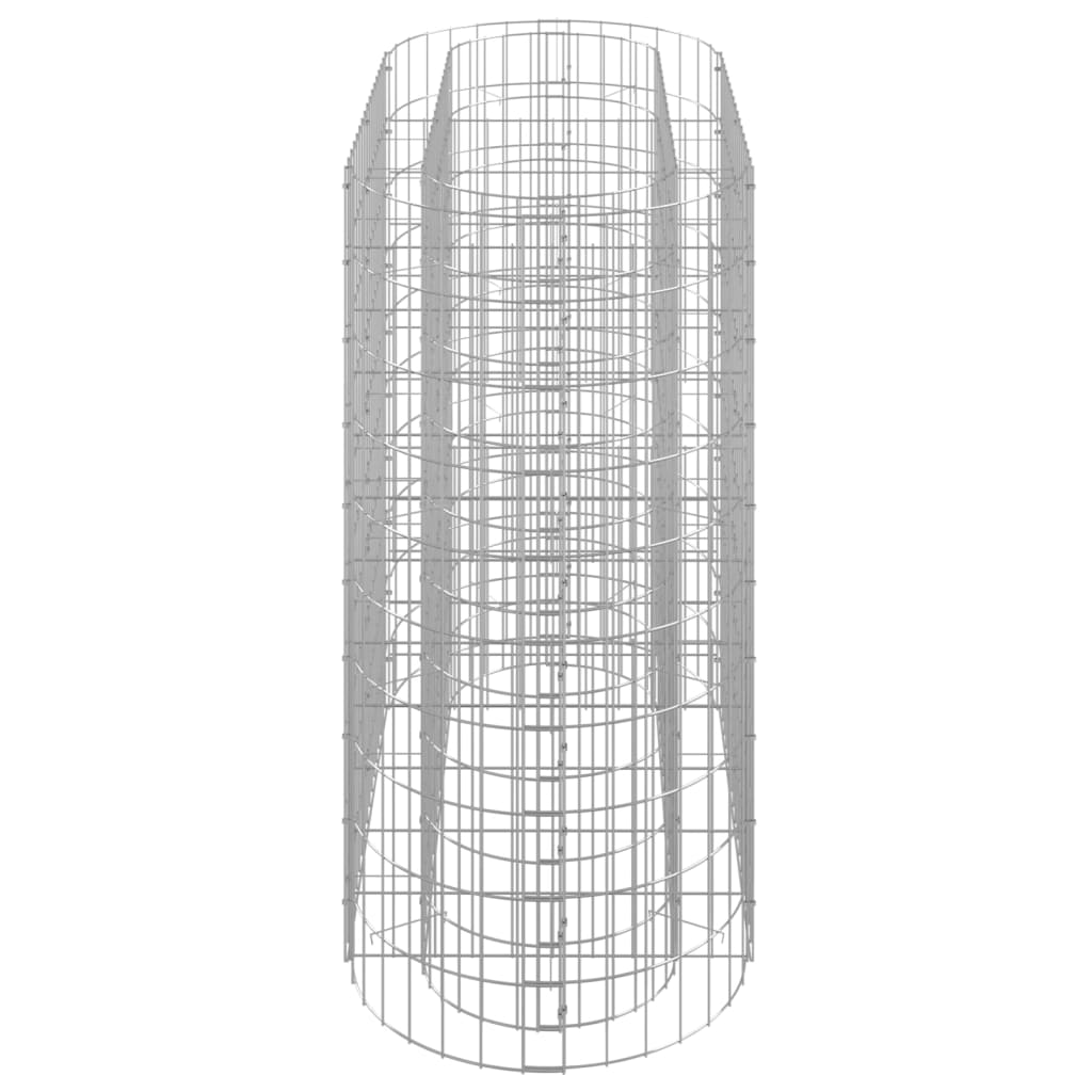 Gabionen-Hochbeet Verzinktes Eisen 120x50x100 cm - Pazzar.ch