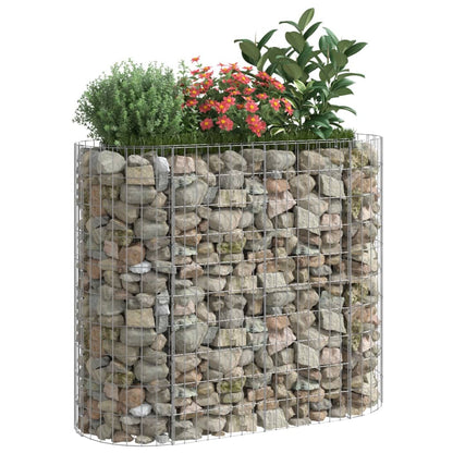 Gabionen-Hochbeet Verzinktes Eisen 120x50x100 cm - Pazzar.ch