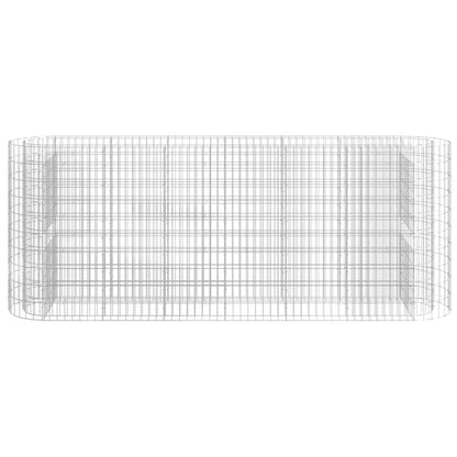 Gabionen-Hochbeet Verzinktes Eisen 260x50x100 cm - Pazzar.ch