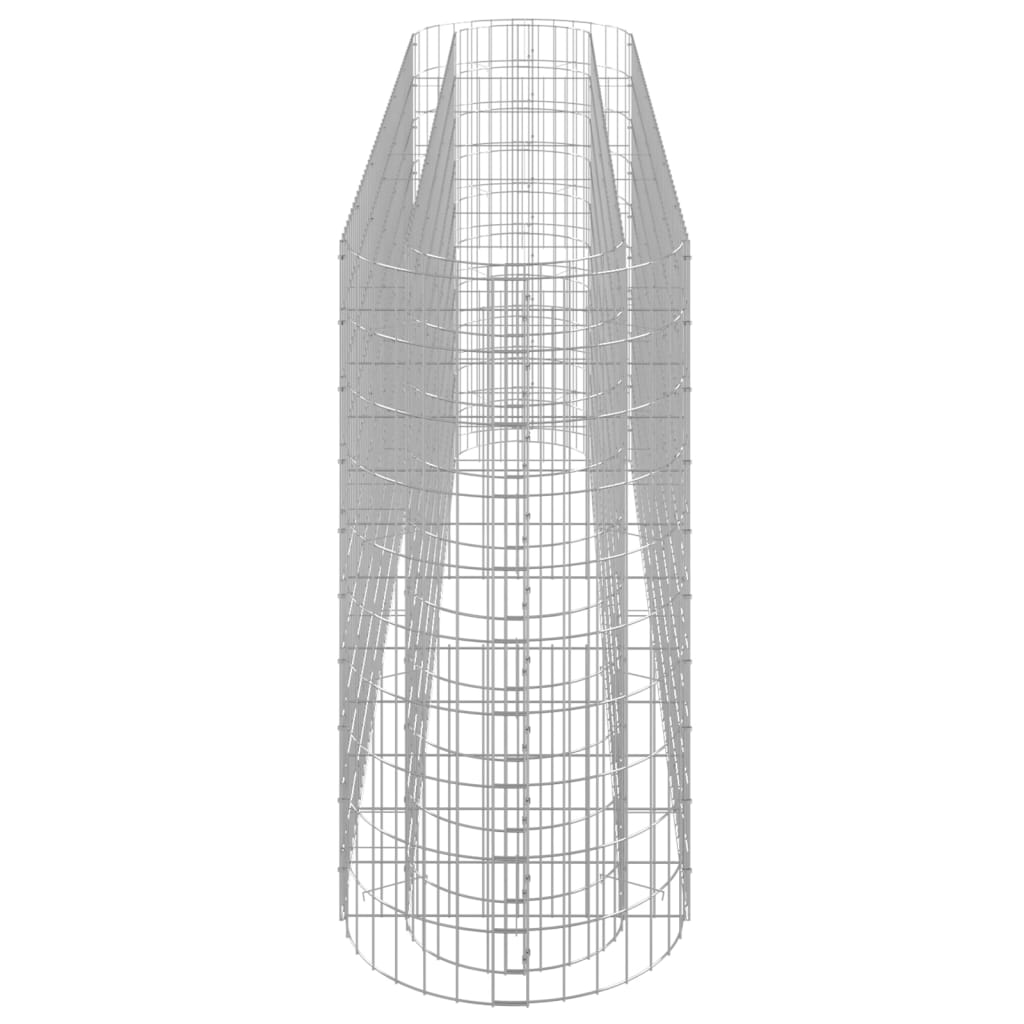 Gabionen-Hochbeet Verzinktes Eisen 260x50x100 cm - Pazzar.ch