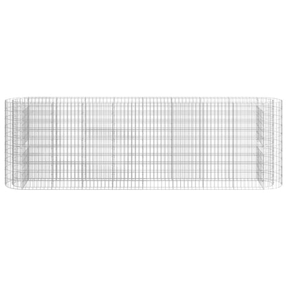 Gabionen-Hochbeet Verzinktes Eisen 330x50x100 cm - Pazzar.ch